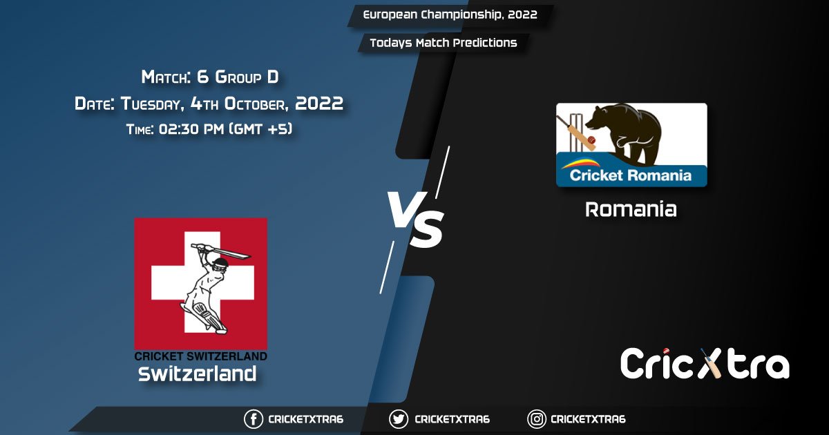European Championship, 2022, SUI vs ROM Group D - Match 6 Prediction, Fantasy Cricket Tips, Pitch Report and Injury Update