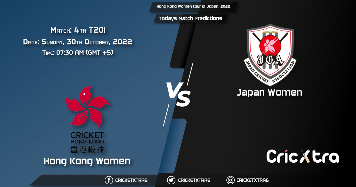 Hong Kong Women tour of Japan, 2022, JPN-W vs HK-W 4th T20I Match Prediction, Fantasy Cricket Tips, Pitch Report and Injury Update