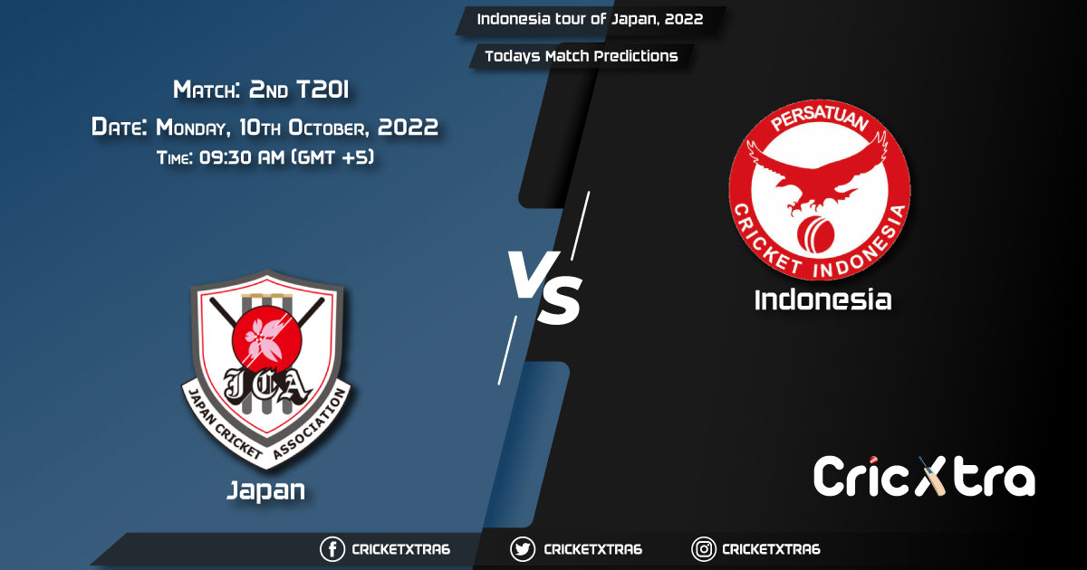 Indonesia tour of Japan, 2022, JPN vs INA 2nd T20I Match Prediction, Fantasy Cricket Tips, Pitch Report and Injury Update