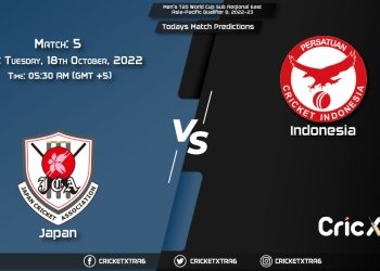 Men's T20 World Cup Sub Regional East Asia-Pacific Qualifier B, 2022-23, INA vs JPN 5th Match Prediction, Fantasy Cricket Tips, Pitch Report and Injury Update