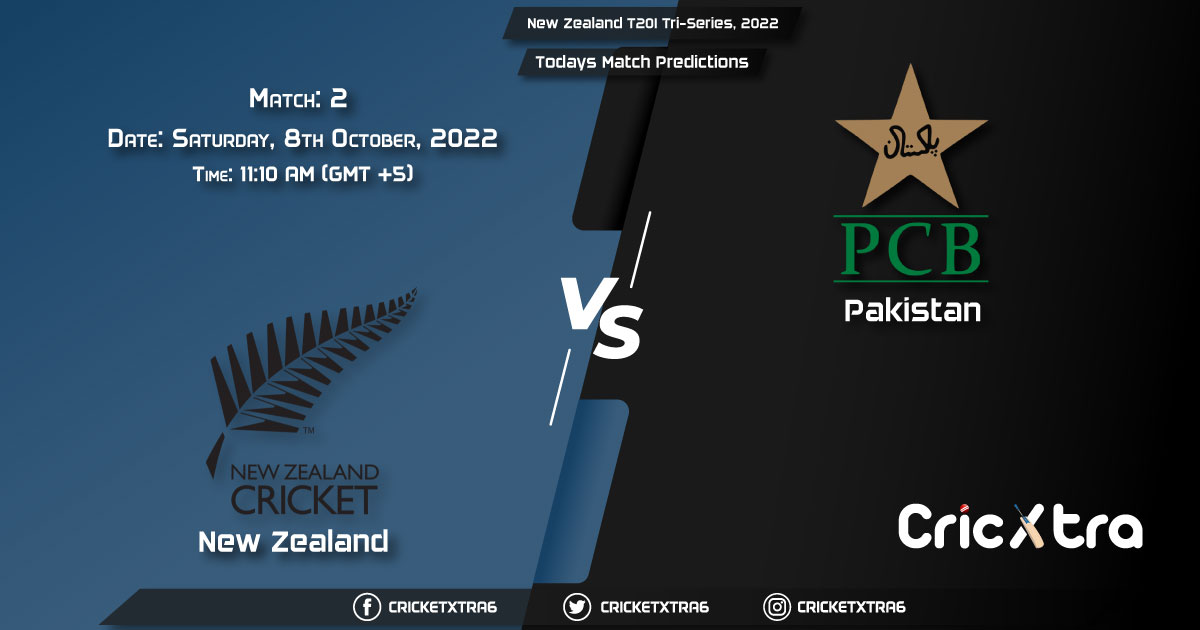 New Zealand T20I Tri-Series, 2022, NZ vs PAK 2nd Match Prediction, Fantasy Cricket Tips, Pitch Report and Injury Update