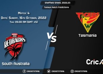 Sheffield Shield, 202223, SAU vs TAS 4th Match Prediction, Fantasy Cricket Tips, Pitch Report and Injury Update