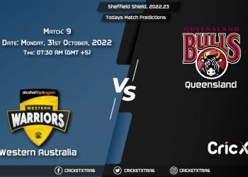 Sheffield Shield, 202223, WAU vs QUN 9th Match Prediction, Fantasy Cricket Tips, Pitch Report and Injury Update