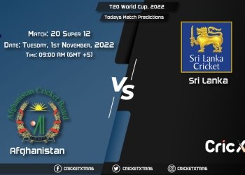 T20 World Cup, 2022, AFG vs SL Super 12 - Match 20 Prediction, Fantasy Cricket Tips, Pitch Report and Injury Update