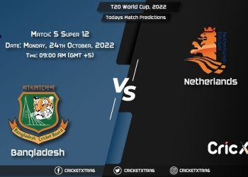 T20 World Cup, 2022, BAN vs NED Super 12 - Match 5 Prediction, Fantasy Cricket Tips, Pitch Report and Injury Update