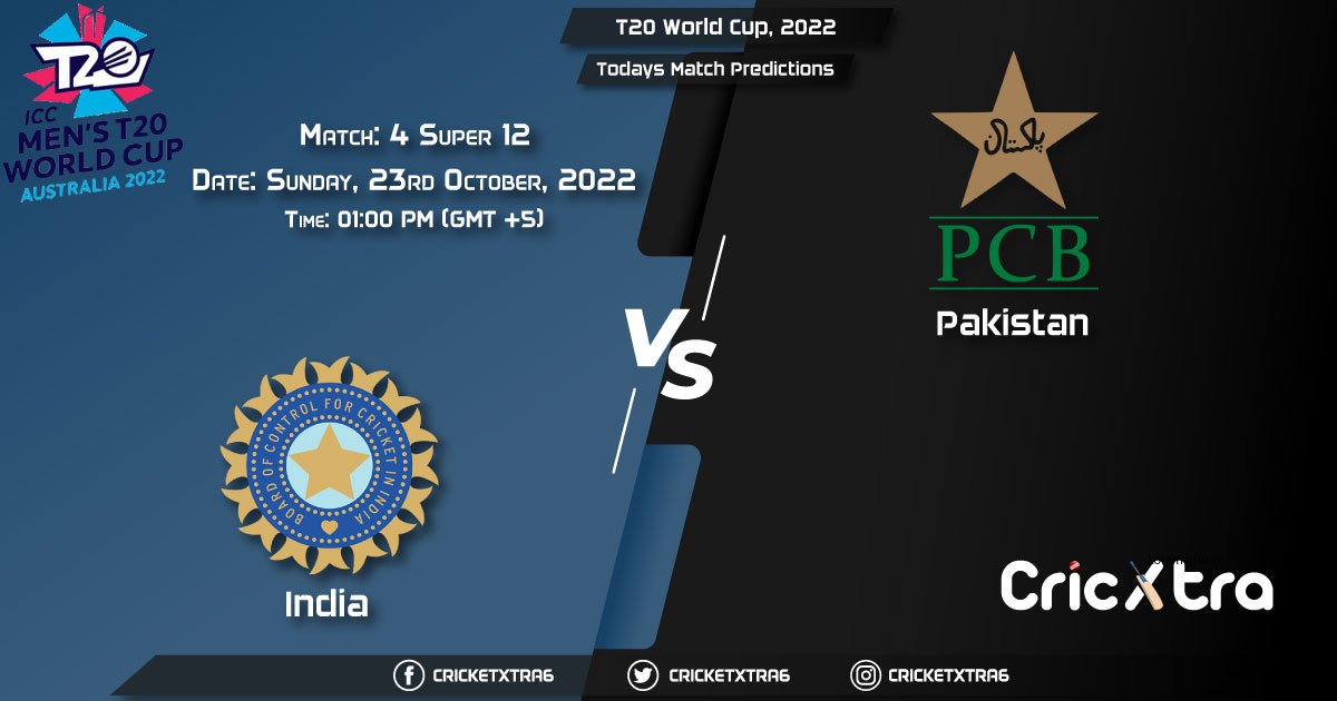 T20 World Cup, 2022, IND vs Pak Super 12 - Match 4 Prediction, Fantasy Cricket Tips, Pitch Report and Injury Update