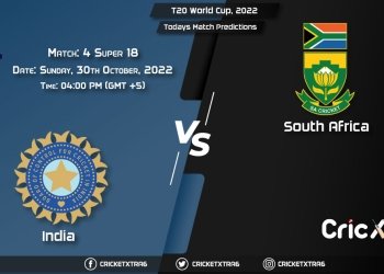 T20 World Cup, 2022, IND vs SA Super 12 - Match 18 Prediction, Fantasy Cricket Tips, Pitch Report and Injury Update