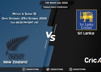 T20 World Cup, 2022, NZ vs SL Super 12 - Match 15 Prediction, Fantasy Cricket Tips, Pitch Report and Injury Update