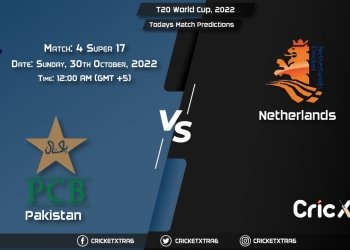 T20 World Cup, 2022, PAK vs NED Super 12 - Match 17 Prediction, Fantasy Cricket Tips, Pitch Report and Injury Update