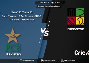 T20 World Cup, 2022, PAK vs ZIM Super 12 - Match 12 Prediction, Fantasy Cricket Tips, Pitch Report and Injury Update