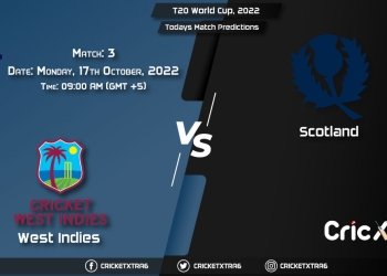 T20 World Cup, 2022, WI vs SCO 3rd Match Prediction, Fantasy Cricket Tips, Pitch Report and Injury Update