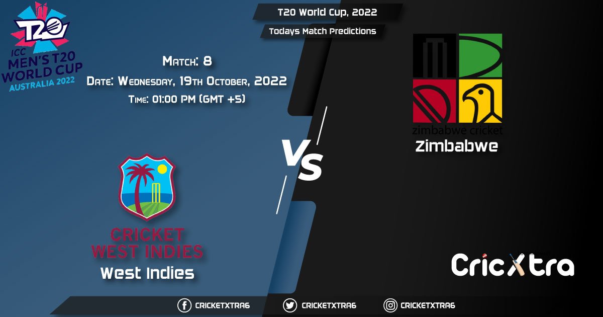 T20 World Cup, 2022, WI vs ZIM 8th Match Prediction, Fantasy Cricket Tips, Pitch Report and Injury Update