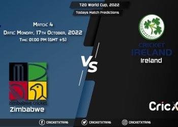 T20 World Cup, 2022, ZIM vs IRE 4th Match Prediction, Fantasy Cricket Tips, Pitch Report and Injury Update