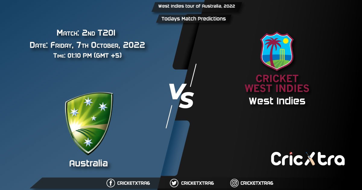West Indies tour of Australia, 2022, AUS vs WI 2nd T20I Match Prediction, Fantasy Cricket Tips, Pitch Report and Injury Update