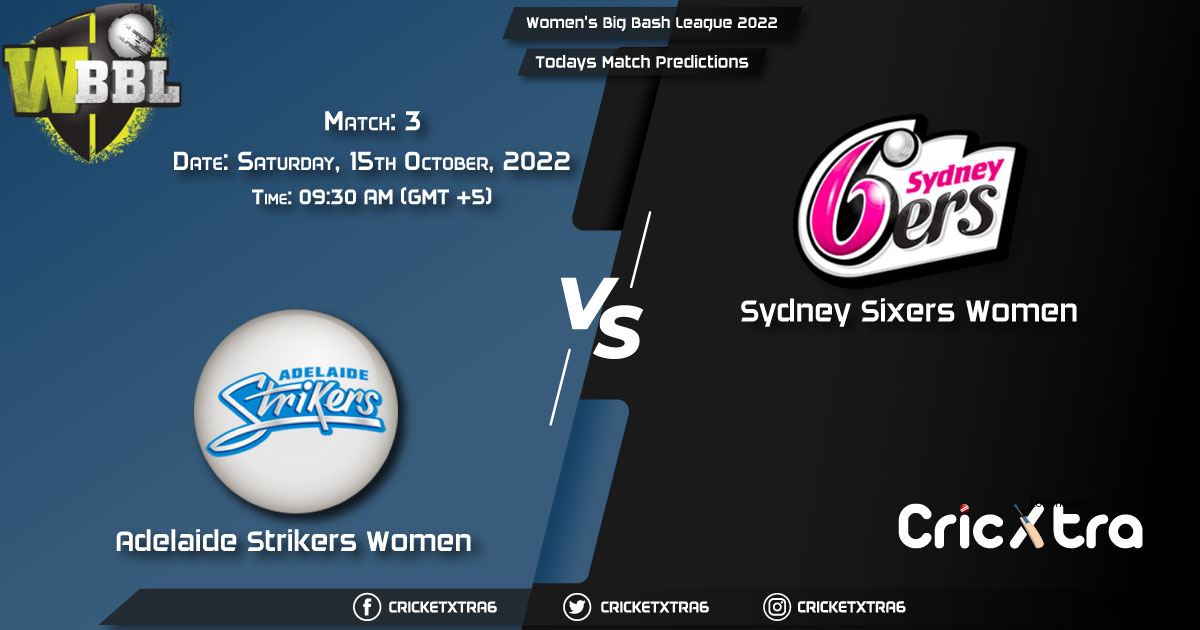 Women's Big Bash League 2022, AS-W vs SS-W 3rd Match Prediction, Fantasy Cricket Tips, Pitch Report and Injury Update