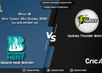 Women's Big Bash League 2022, BH-W vs ST-W 18th Match Prediction, Fantasy Cricket Tips, Pitch Report and Injury Update