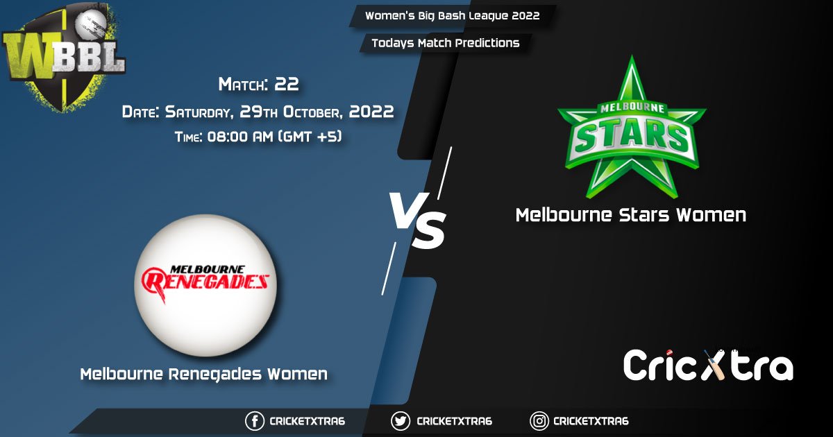 Women's Big Bash League 2022, MR-W vs MS-W 22nd Match Prediction, Fantasy Cricket Tips, Pitch Report and Injury Update