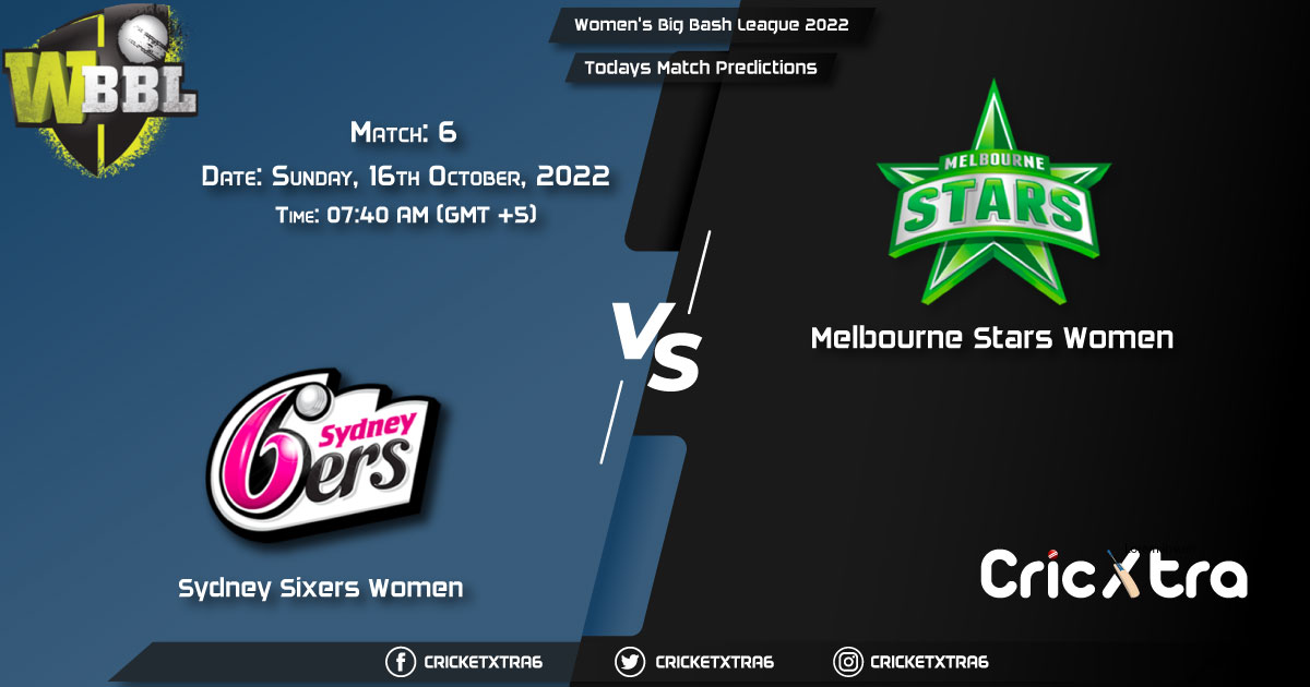 Women's Big Bash League 2022, SS-W vs MS-W 6th Match Prediction, Fantasy Cricket Tips, Pitch Report and Injury Update