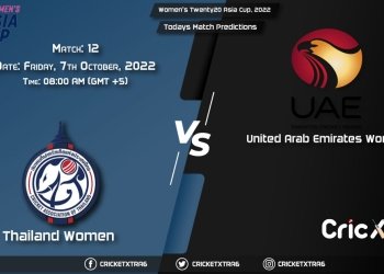 Women's Twenty20 Asia Cup, 2022, TL-W vs UAE-W 12th Match Prediction, Fantasy Cricket Tips, Pitch Report and Injury Update