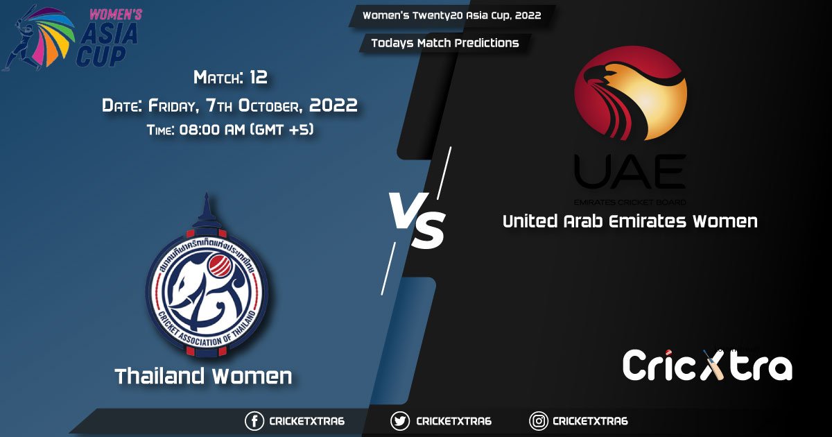 Women's Twenty20 Asia Cup, 2022, TL-W vs UAE-W 12th Match Prediction, Fantasy Cricket Tips, Pitch Report and Injury Update