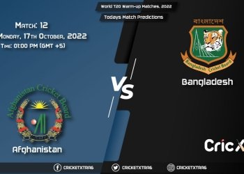 World T20 Warm-up Matches, 2022, AFG vs BAN 12th Match Prediction, Fantasy Cricket Tips, Pitch Report and Injury Update