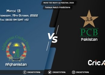 World T20 Warm-up Matches, 2022, AFG vs PAK 13th Match Prediction, Fantasy Cricket Tips, Pitch Report and Injury Update