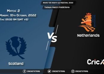 World T20 Warm-up Matches, 2022, SCO vs NED 2nd Match Prediction, Fantasy Cricket Tips, Pitch Report and Injury Update