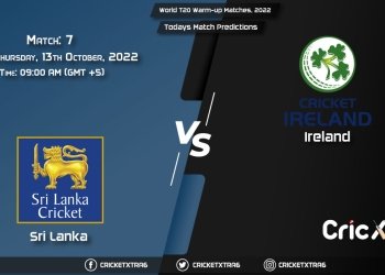 World T20 Warm-up Matches, 2022, SL vs IRE 7th Match Prediction, Fantasy Cricket Tips, Pitch Report and Injury Update