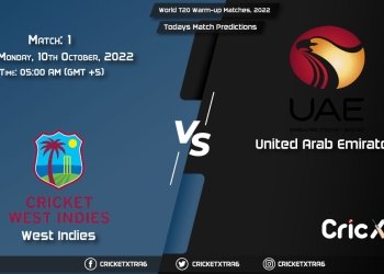 World T20 Warm-up Matches, 2022, WI vs UAE 1st Match Prediction, Fantasy Cricket Tips, Pitch Report and Injury Update