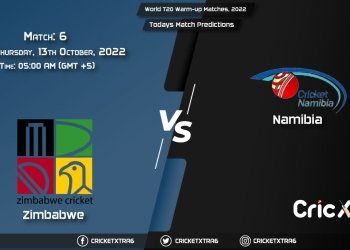 World T20 Warm-up Matches, 2022, ZIM vs NAM 6th Match Prediction, Fantasy Cricket Tips, Pitch Report and Injury Update