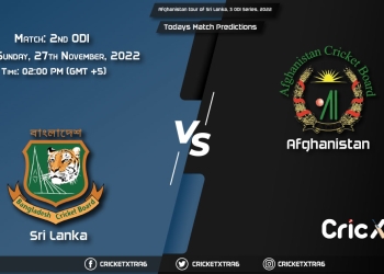 Afghanistan tour of Sri Lanka, 3 ODI Series, 2022, SL vs AFG 2nd ODI Match Prediction, Fantasy Cricket Tips, Pitch Report and Injury Update