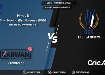 CBFS T10 League, 2022, KCC vs DCS 6th Match Prediction, Fantasy Cricket Tips, Pitch Report and Injury Update