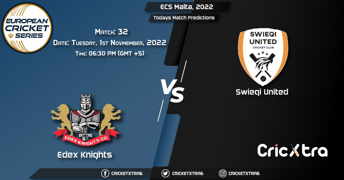 ECS Malta, 2022, EDK vs SWU 32nd Match Prediction, Fantasy Cricket Tips, Pitch Report and Injury Update