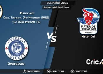 ECS Malta, 2022, OVR vs MTD 40th Match Prediction, Fantasy Cricket Tips, Pitch Report and Injury Update