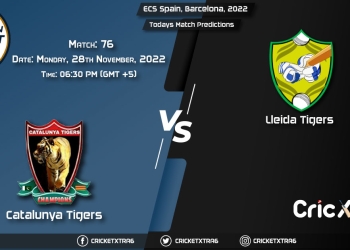 ECS Spain, Barcelona, 2022, CTT vs LIT 76th Match Prediction, Fantasy Cricket Tips, Pitch Report and Injury Update
