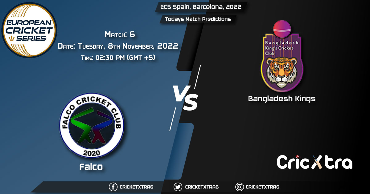 ECS Spain, Barcelona, 2022, FAL vs BAK 6th Match Prediction, Fantasy Cricket Tips, Pitch Report and Injury Update