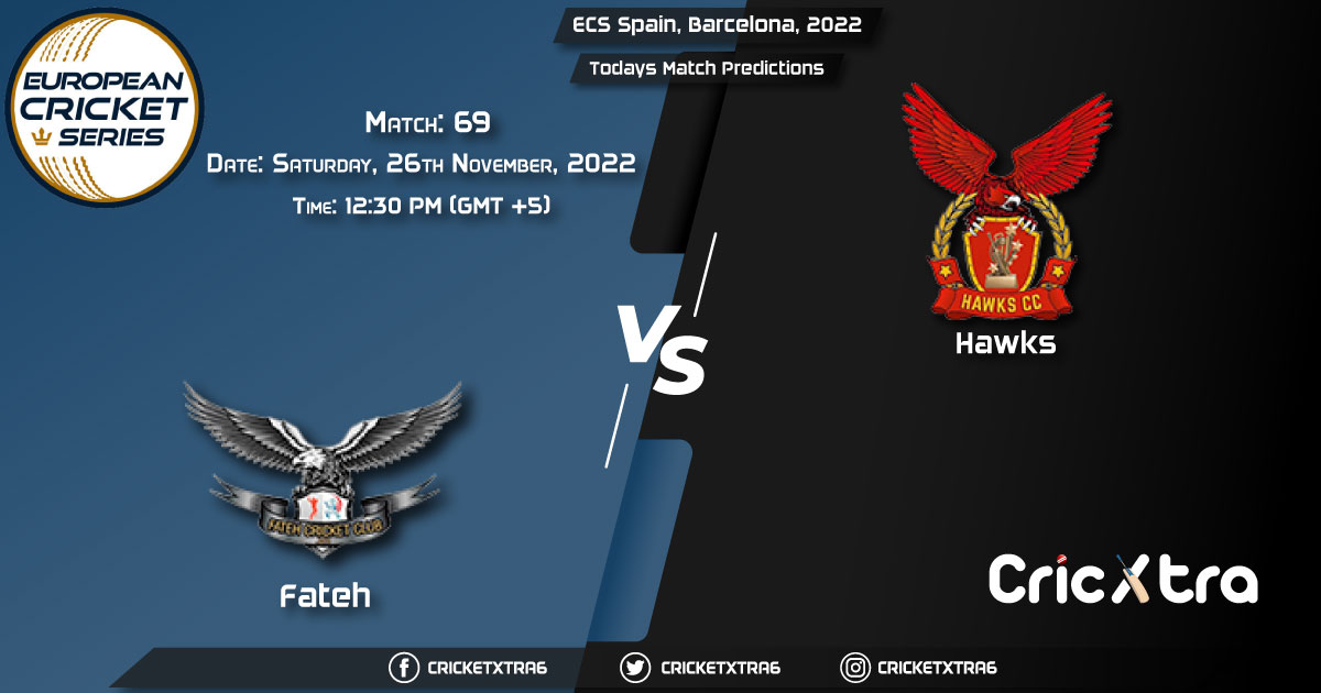 ECS Spain, Barcelona, 2022, FTH vs HAW 69th Match Prediction, Fantasy Cricket Tips, Pitch Report and Injury Update