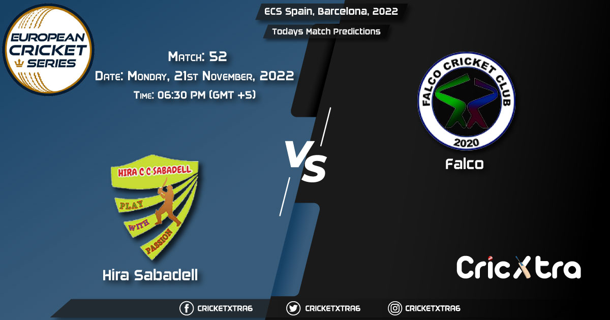 ECS Spain, Barcelona, 2022, HIS vs FAL 52nd Match Prediction, Fantasy Cricket Tips, Pitch Report and Injury Update