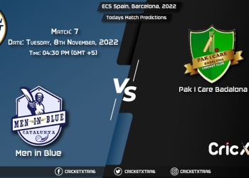 ECS Spain, Barcelona, 2022, MIB vs PIC 7th Match Prediction, Fantasy Cricket Tips, Pitch Report and Injury Update