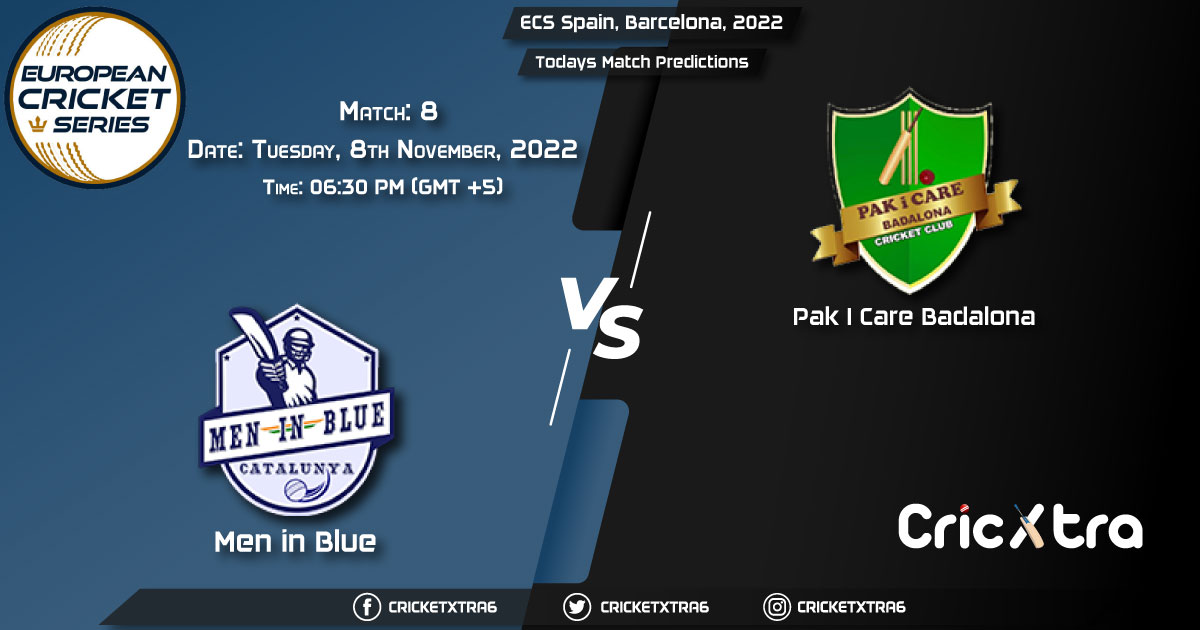 ECS Spain, Barcelona, 2022, MIB vs PIC 8th Match Prediction, Fantasy Cricket Tips, Pitch Report and Injury Update