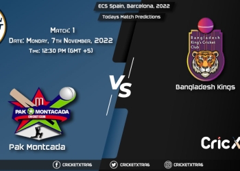 ECS Spain, Barcelona, 2022, PKM vs BAK 1st Match Prediction, Fantasy Cricket Tips, Pitch Report and Injury Update