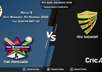 ECS Spain, Barcelona, 2022, PKM vs HIS 9th Match Prediction, Fantasy Cricket Tips, Pitch Report and Injury Update