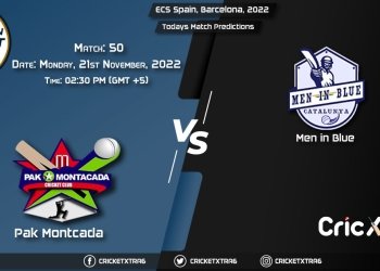 ECS Spain, Barcelona, 2022, PKM vs MIB 50th Match Prediction, Fantasy Cricket Tips, Pitch Report and Injury Update