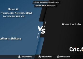 Malaysia T20 Quadrangular Series, 2022, NS vs GIC 12th Match Prediction, Fantasy Cricket Tips, Pitch Report and Injury Update