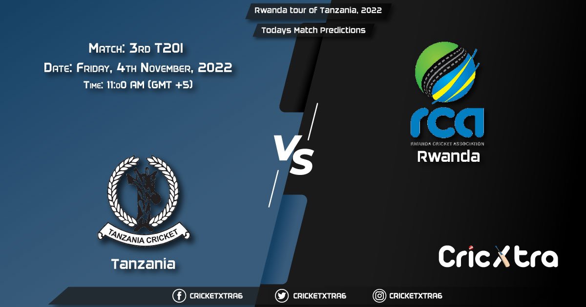 Rwanda tour of Tanzania, 2022, TAN vs RWA 3rd T20I Match Prediction, Fantasy Cricket Tips, Pitch Report and Injury Update