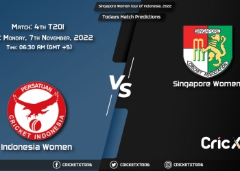 Singapore Women tour of Indonesia, 2022, INA-W vs SIN-W 4th T20I Match Prediction, Fantasy Cricket Tips, Pitch Report and Injury Update
