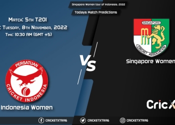Singapore Women tour of Indonesia, 2022, INA-W vs SIN-W 5th T20I Match Prediction, Fantasy Cricket Tips, Pitch Report and Injury Update