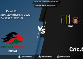 T20 WC 2024 Sub Regional Qualifier A, 2022, KEN vs MAL 10th Match Prediction, Fantasy Cricket Tips, Pitch Report and Injury Update