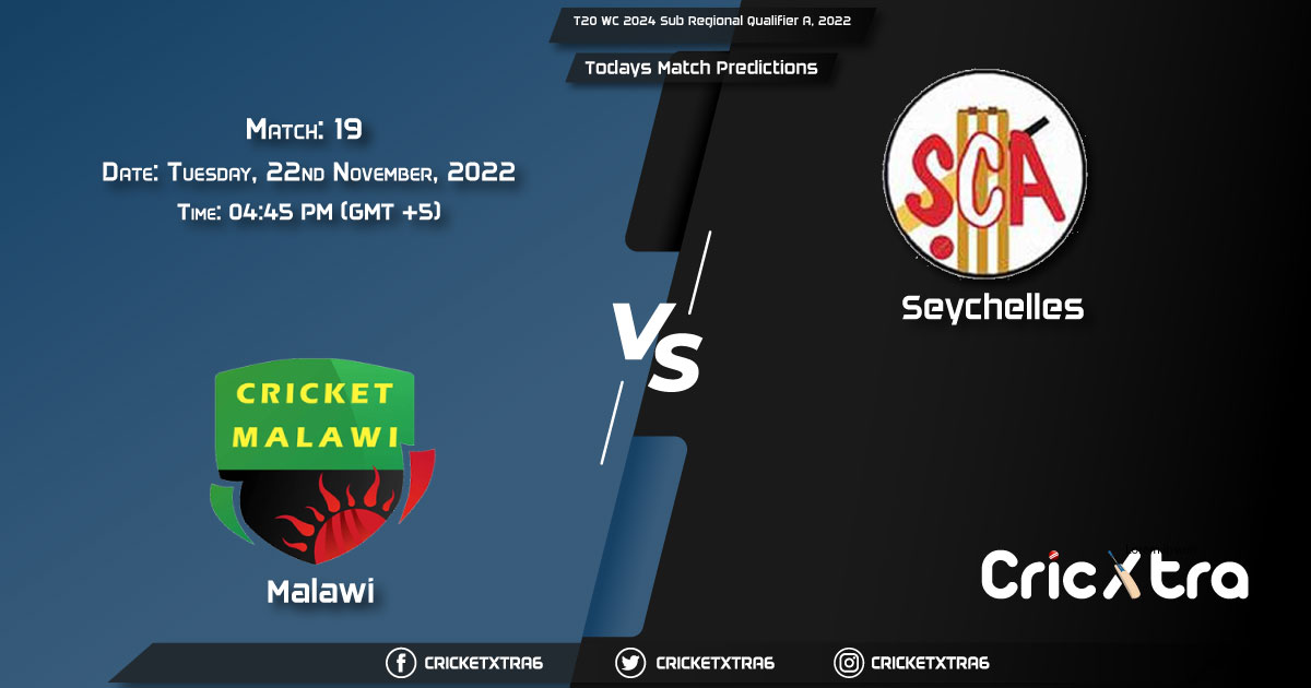 T20 WC 2024 Sub Regional Qualifier A, 2022, MAL vs SEY 19th Match Prediction, Fantasy Cricket Tips, Pitch Report and Injury Update