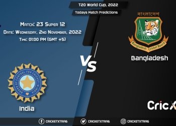 T20 World Cup, 2022, IND vs BAN Super 12 - Match 23 Prediction, Fantasy Cricket Tips, Pitch Report and Injury Update